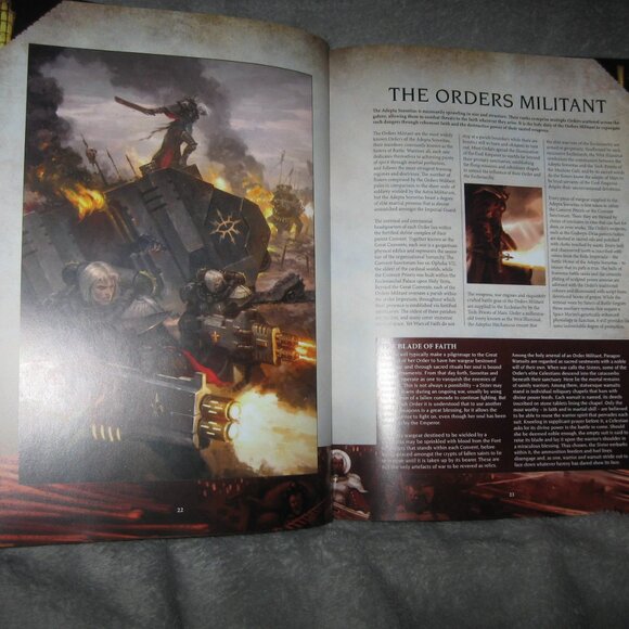Warhammer Hardcover Book 40,000 40K Codex: Adepta Sororitas 2409A7 - Picture 8 of 11